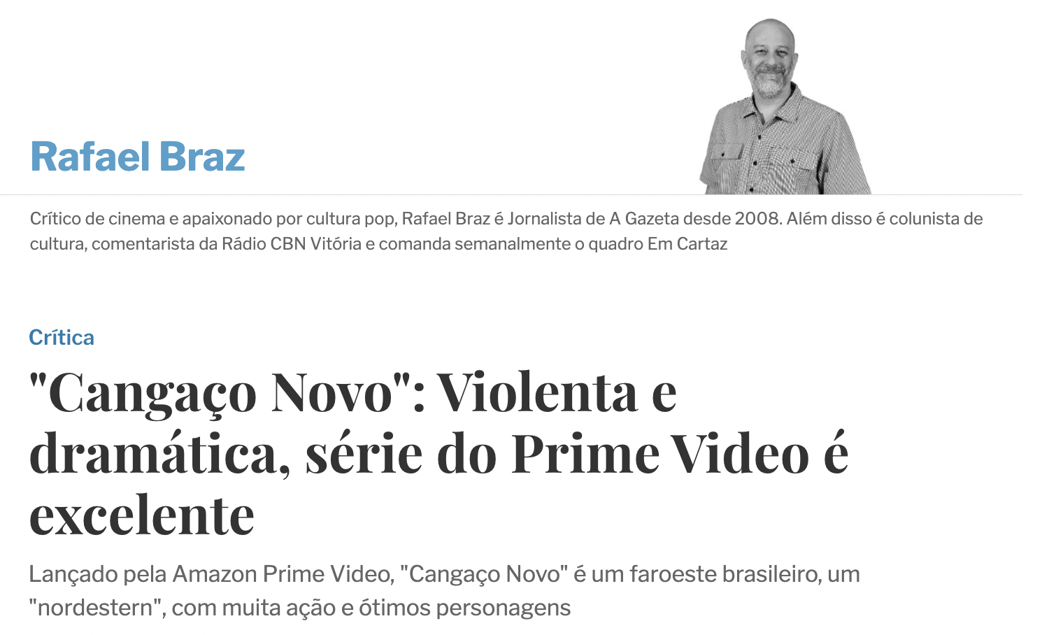 Com protagonista potiguar, Cangaço Novo é a série mais assistida do Prime  Vídeo - O POTI